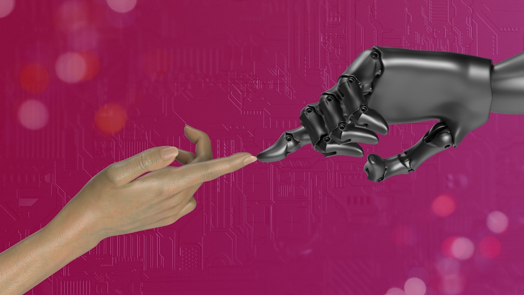 Human and digital intelligence interaction representing editable AI companion memory