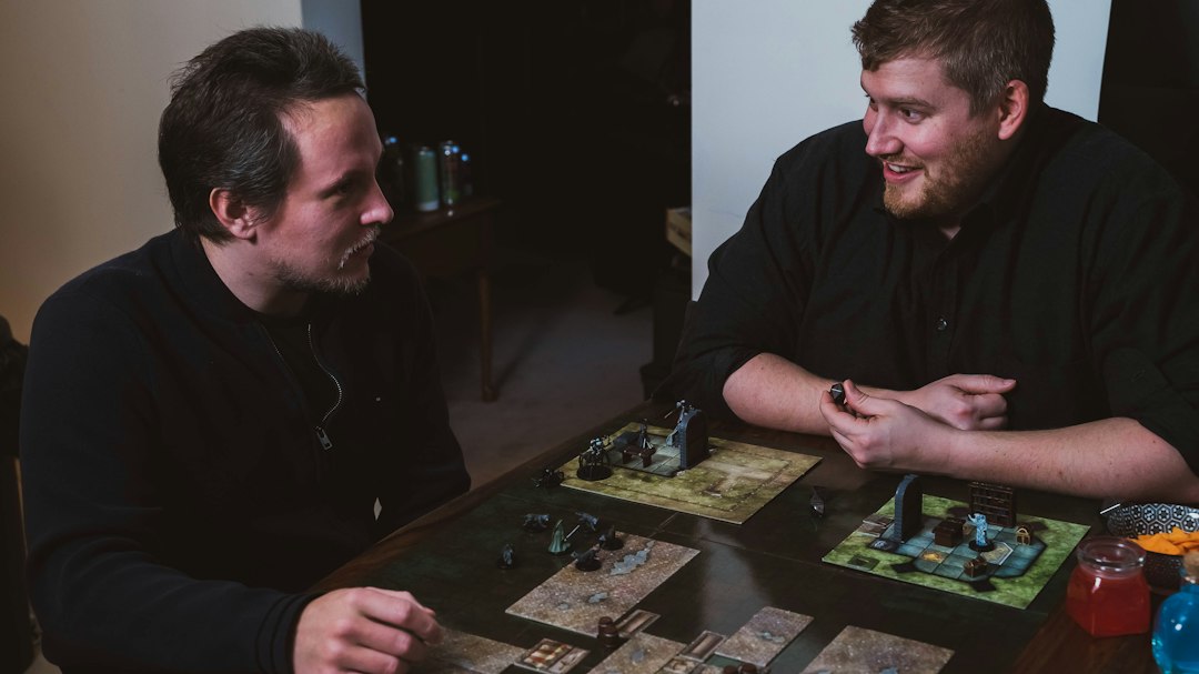 Roleplaying game die representing interactive AI roleplay and character scenarios