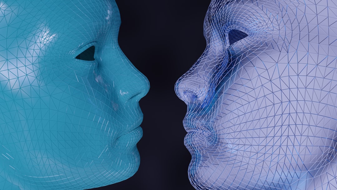 Futuristic digital intelligence artwork representing AI social discovery