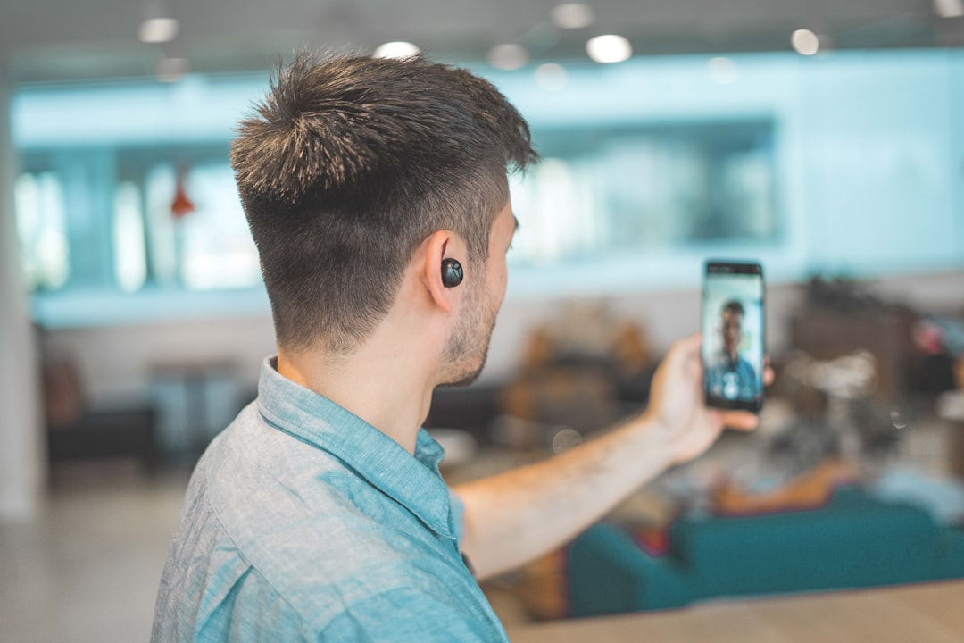 Smartphone video interaction representing AI video companion states
