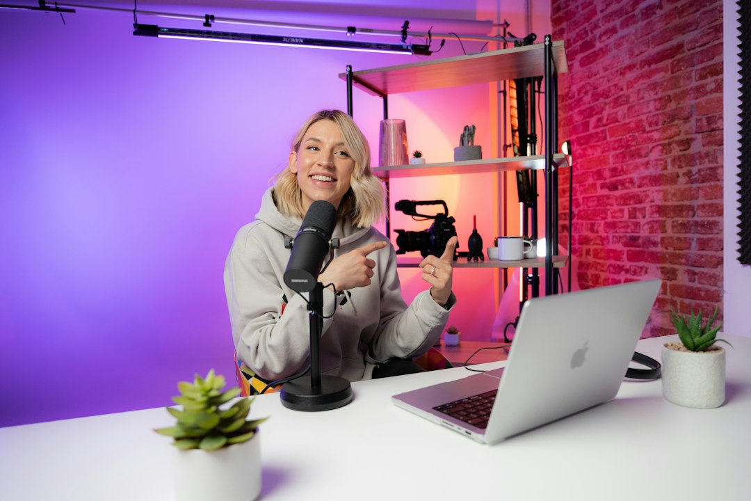 Content creator building an AI-powered digital presence