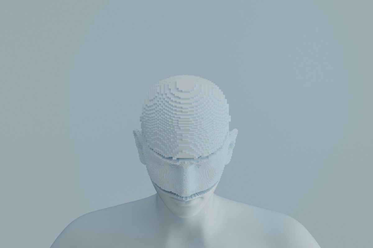 Futuristic AI render representing multimodal personality consistency