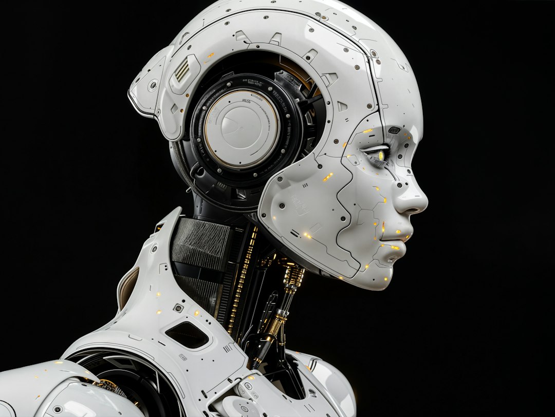Humanoid robot representing real-time digital human conversation