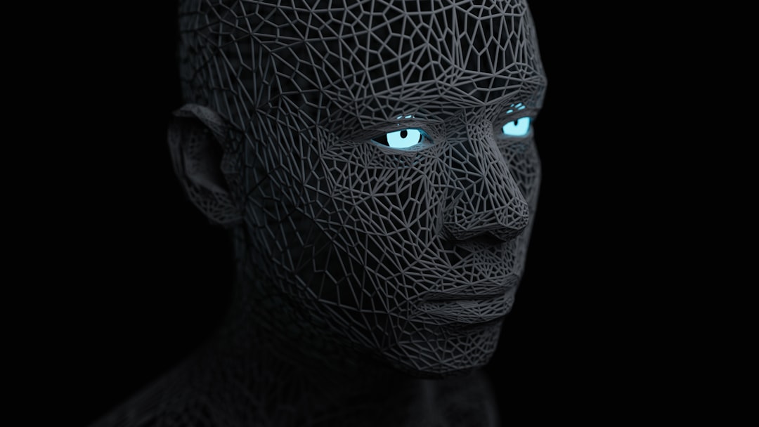 Highly realistic digital face illustrating the uncanny valley in digital humans